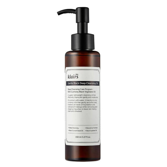 Dear Klairs Gentle Black Deep Facial Cleansing Oil 150ml