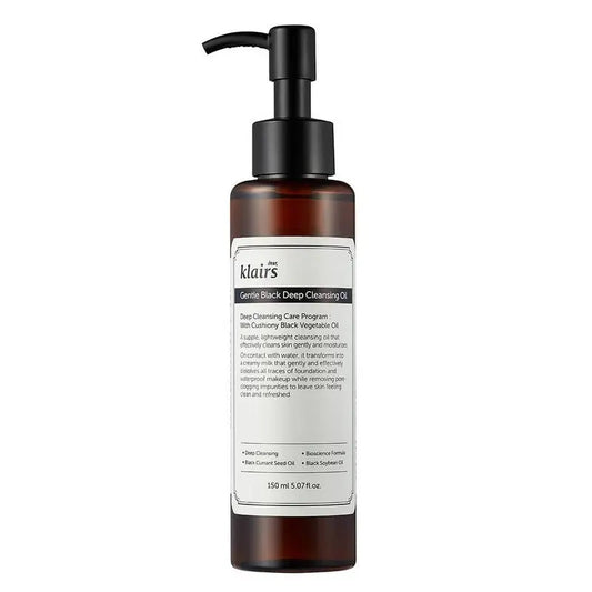 Dear Klairs Gentle Black Deep Facial Cleansing Oil 150ml Dear Klairs