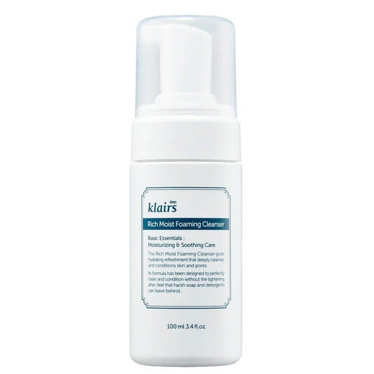 Dear Klairs Rich Moist Moisturizing and Soothing Foaming Facial Cleanser 100ml