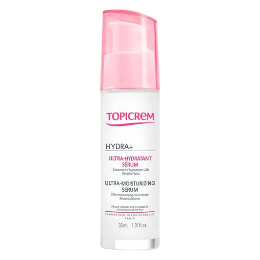 Topicrem Hydra+ Ultra Moisturizing Face Serum For Dehydrated, Sensitive Skin 30ml Topicrem