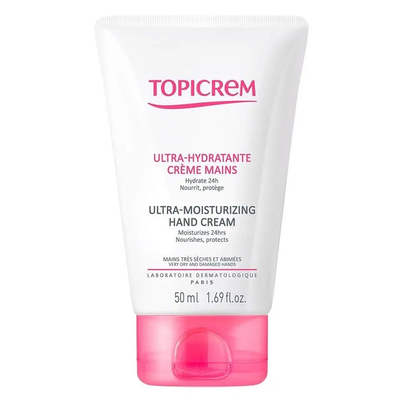 Topicrem Ultra-Moisturizing Hand Cream For Very Dry And Damaged Hands 50ml Topicrem