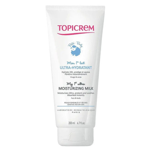 Topicrem Baby My 1st Ultra Moisturizing Milk For Sensitive & Dry Skin 200ml Topicrem