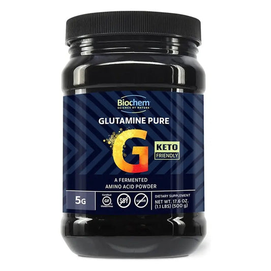 Biochem Glutamine Pure Fermented Amino acid Powder 500g Biochem