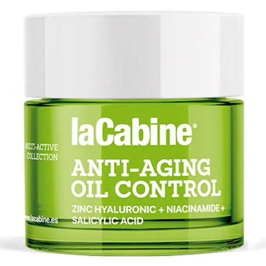 LaCabine Anti-Aging Oil Control Facial Gel Cream With Zinc Hyaluronic, Niacinamide & Salicylic Acid For Oily Skin 50ml LaCabine