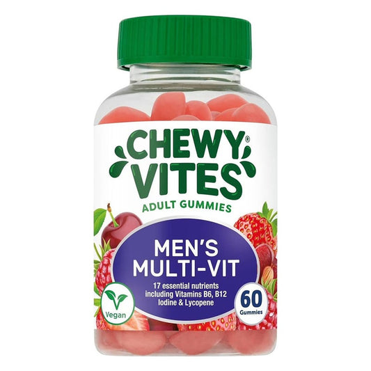 Chewy Vites Men's Multivitamin Supplement Adult Gummies, Pack of 60's Chewy Vites