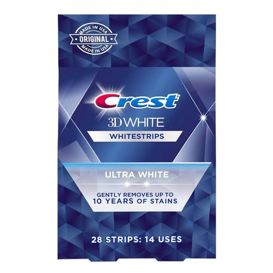 Crest 3D Ultra White Dental Whitening strips, Pack of 28's myaster
