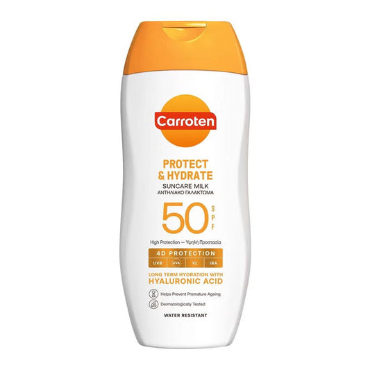 Carroten Protect & Hydrate Suncare SPF50 Body Milk With Hyaluronic Acid 200ml
