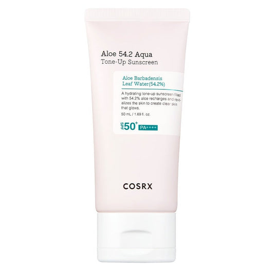 Cosrx Aloe 54.2 Aqua Tone Up Tinted Sunscreen Cream SPF50+ & PA++++ For Sensitive Skin 50ml Cosrx