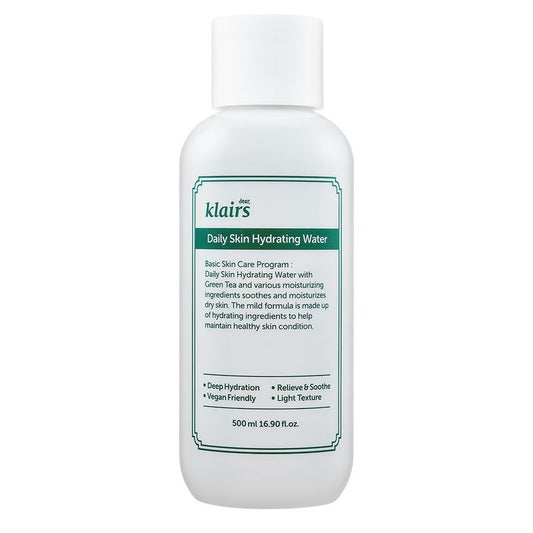 Dear Klairs Daily Skin Hydrating Water With Green Tea For Face & Body 500ml