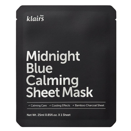 Dear Klairs Midnight Blue Calming Face Sheet Mask 25ml Dear Klairs