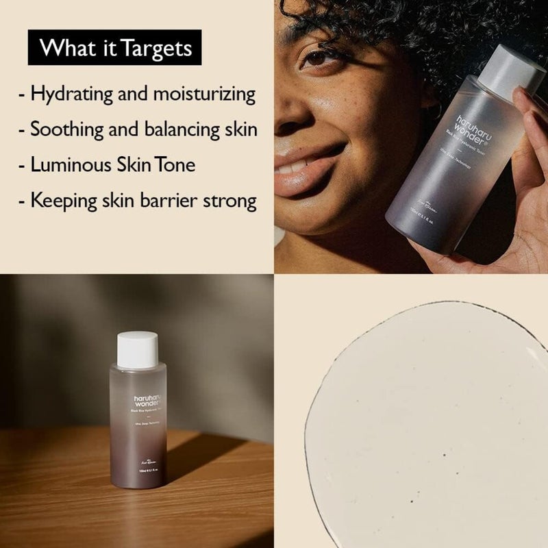 Haruharu Wonder Black Rice Hyaluronic Acid Skin Hydrating Toner 150ml Haruharu Wonder