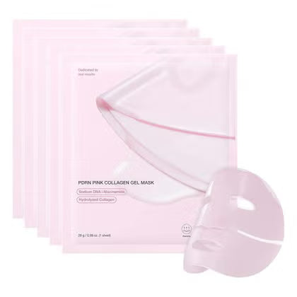 Medicube PDRN Pink Collagen Gel Face Sheet Mask 28g, Pack of 4’s