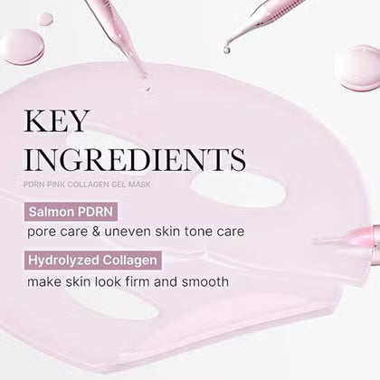 Medicube PDRN Pink Collagen Gel Face Sheet Mask 28g, Pack of 4’s