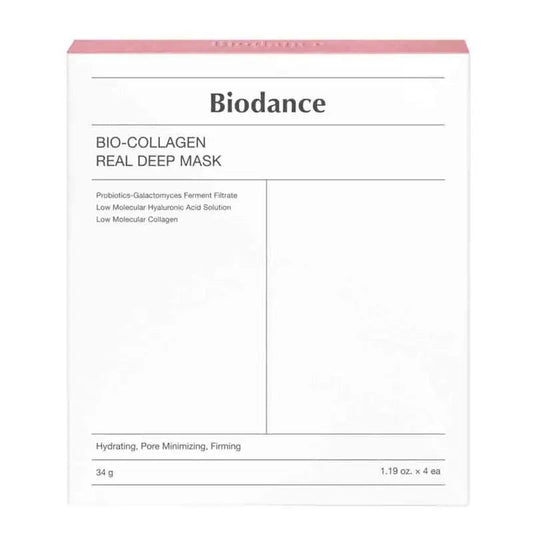 Biodance Bio-Collagen Real Deep Skin Firming Facial Sheet Mask 34g, Pack of 4’s Biodance