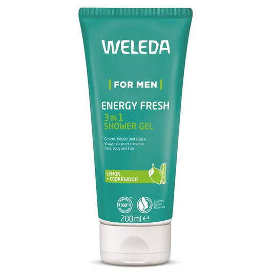 Weleda For Men Energy Fresh 3-in-1 Shower Gel 200ml