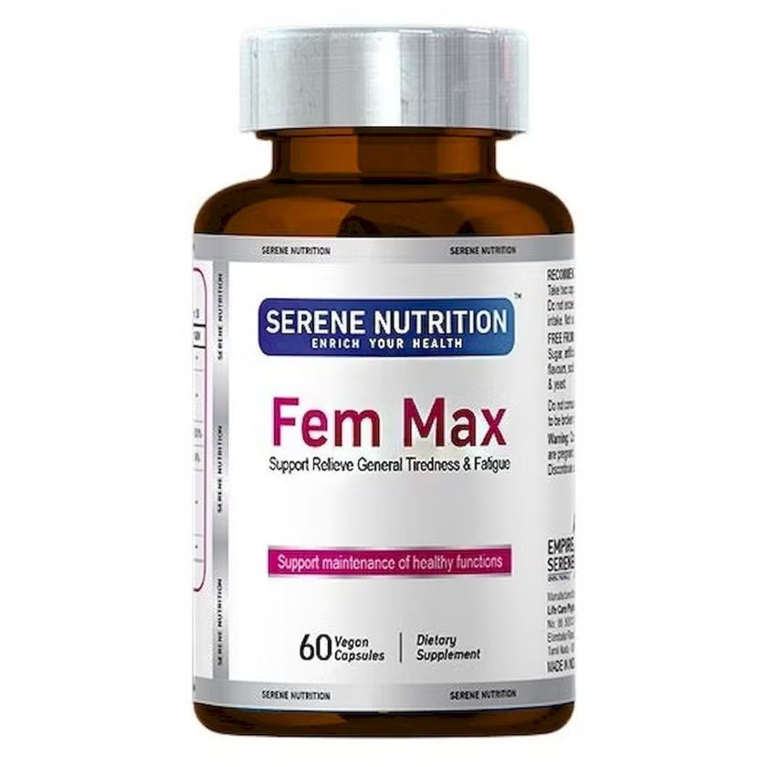 Serene Nutrition Fem Max Women's Supplement Capsules, Pack of 60's