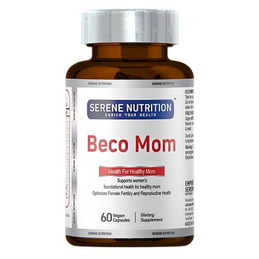 Serene Nutrition Beco Mom Women's Supplement Capsules, Pack of 60's