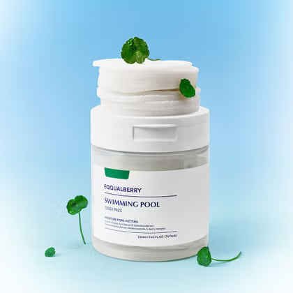 Eqqualberry Swimming Pool Toner Pads 220ml, Pack of 70's