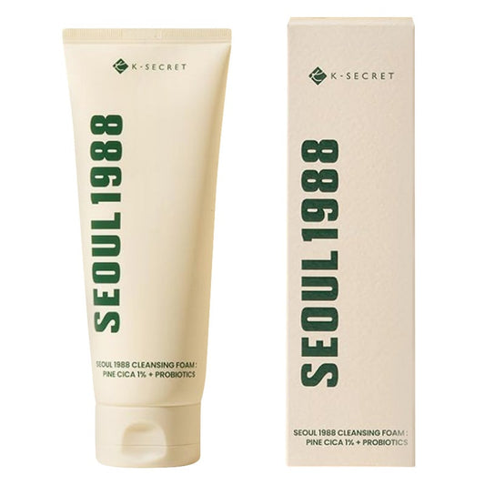 K-Secret Seoul 1988 Pine Cica 1% + Probiotics Cleansing Foam 150ml K-Secret