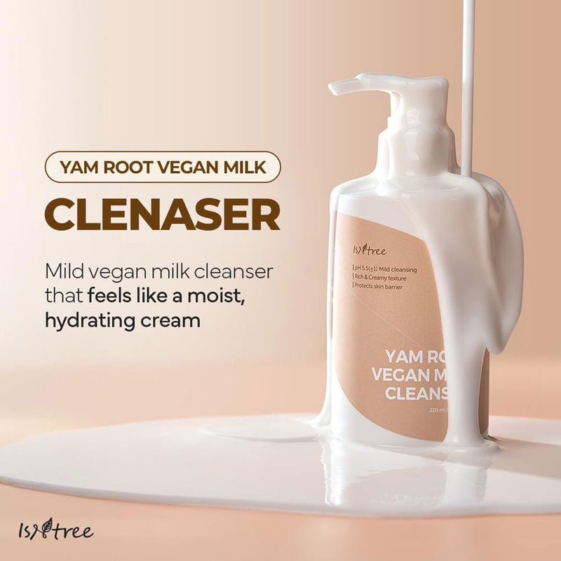 Isntree Yam Root Vegan Milk Cleanser 220ml Isntree