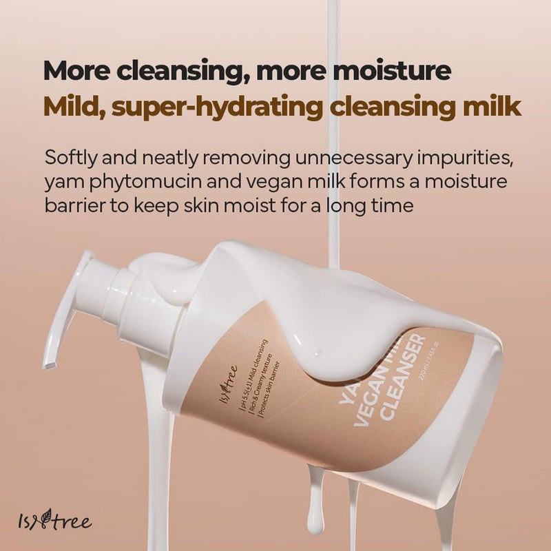 Isntree Yam Root Vegan Milk Cleanser 220ml Isntree