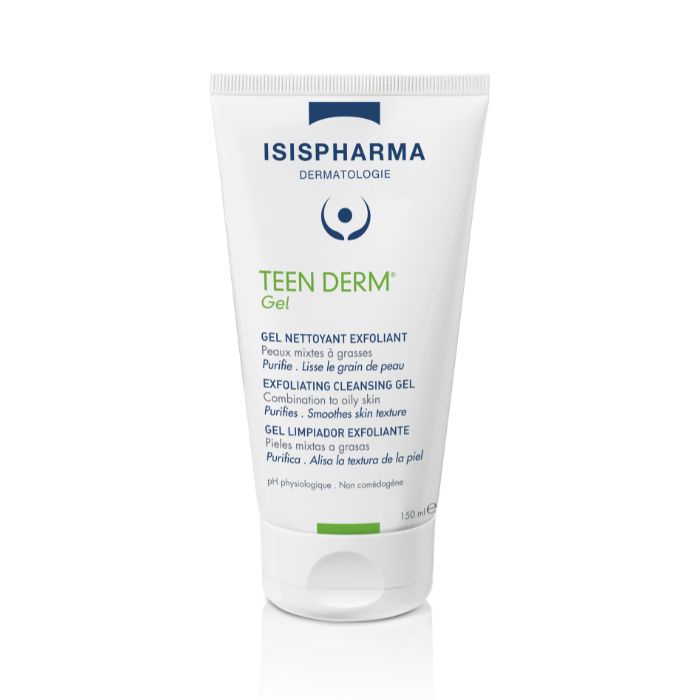 ISISPHARMA Teen Derm Gel, Purifying Exfoliating Cleanser - 150ml