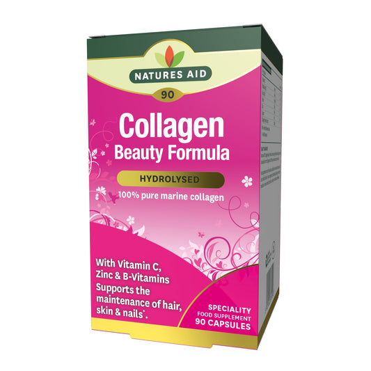 Natures Aid Collagen With Vitamin c Zinc & B-Vitamin 90 Vegetable capsules Natures Aid