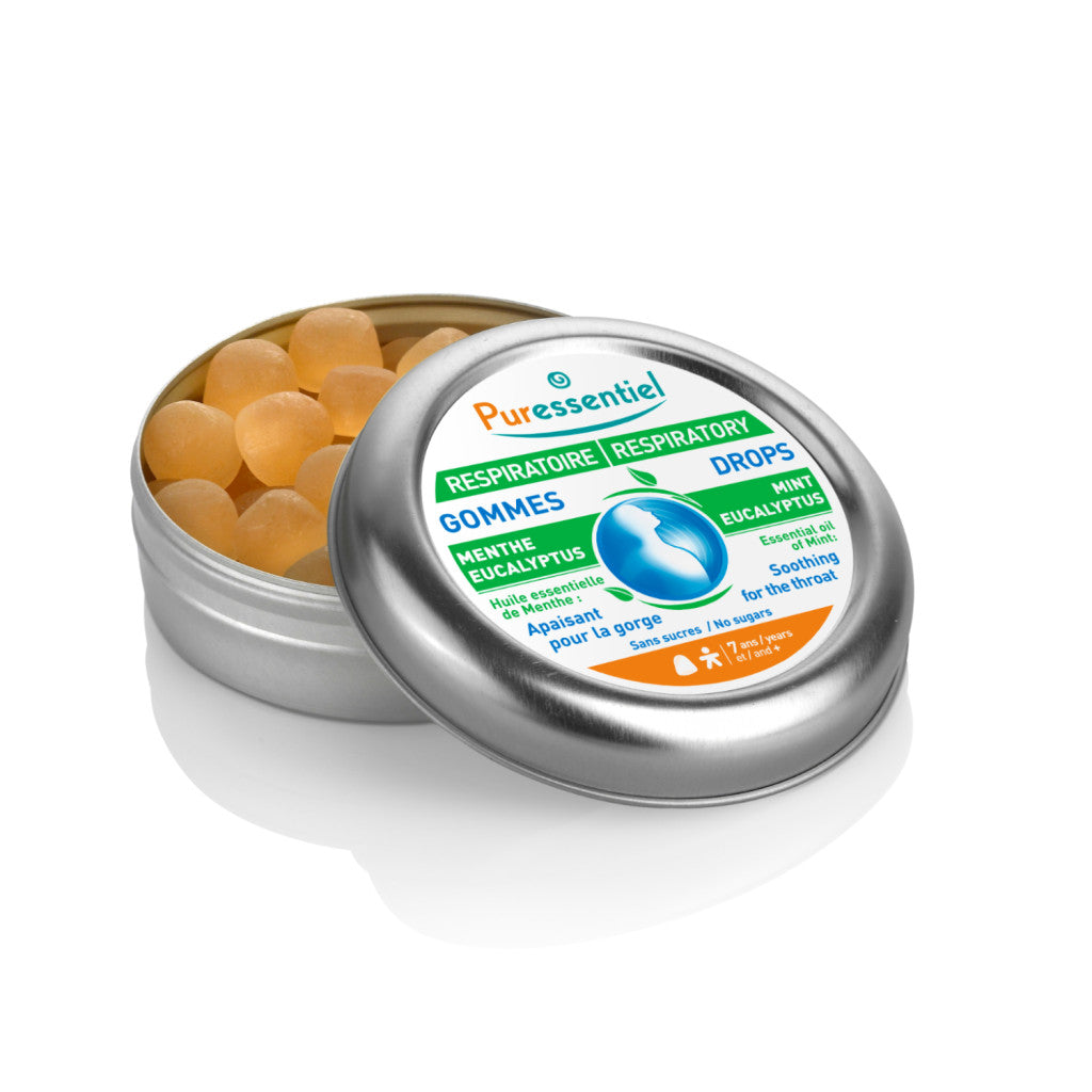 Puressentiel Respiratory Throat Drops Mint & Eucalyptus 20's