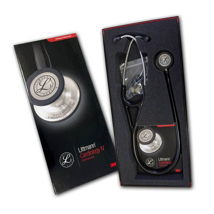 3M Littmann Cardiology Iv Black 6152