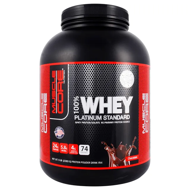 Muscle Core 100% Whey Platinum Standard 5 Lb Chocolate