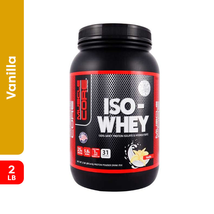 Muscle Core Nutrition Iso Whey 2lb Vanilla
