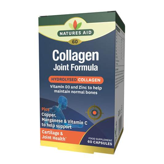 Natures Aid Collagen Joint Formula 60's Capsules Natures Aid