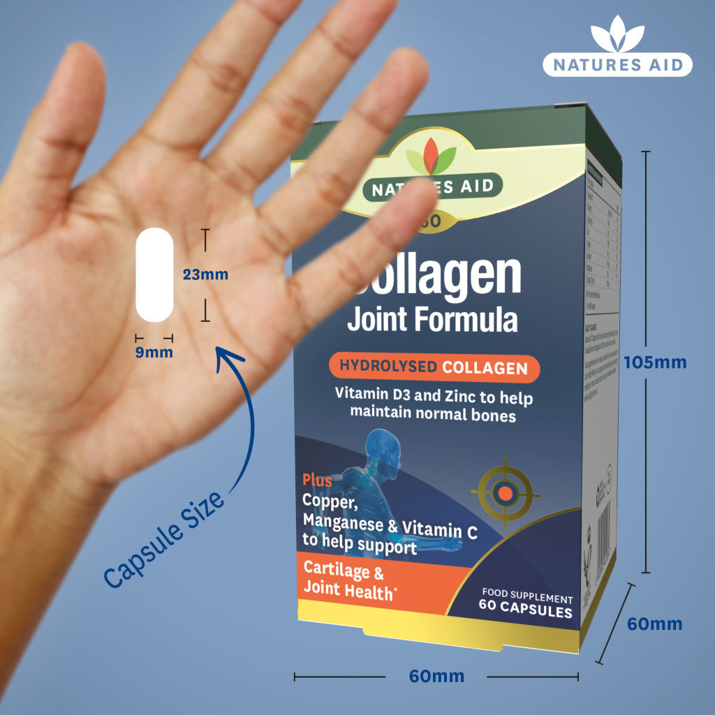 Natures Aid Collagen Joint Formula 60's Capsules Natures Aid