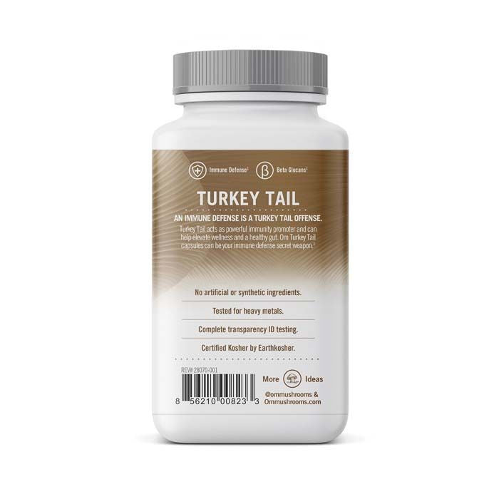 Om Turkey Tail Mushroom Superfood 90 Vegetable Capsules