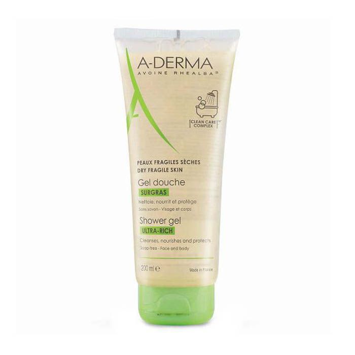 A-Derma Fragile Skin Ultra-Rich Shower Gel - 200ml