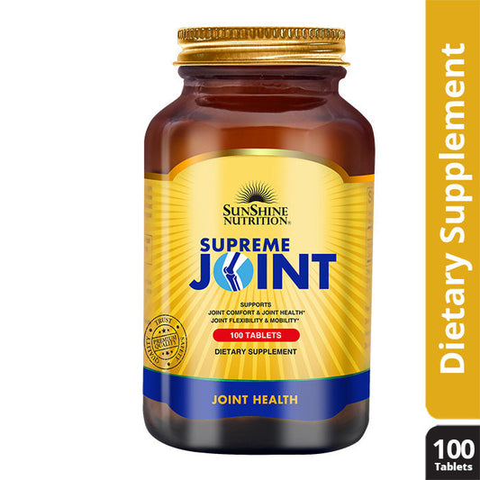 Sunshine Nutrition Supreme Joint Support 100 Tablets Sunshine Nutrition