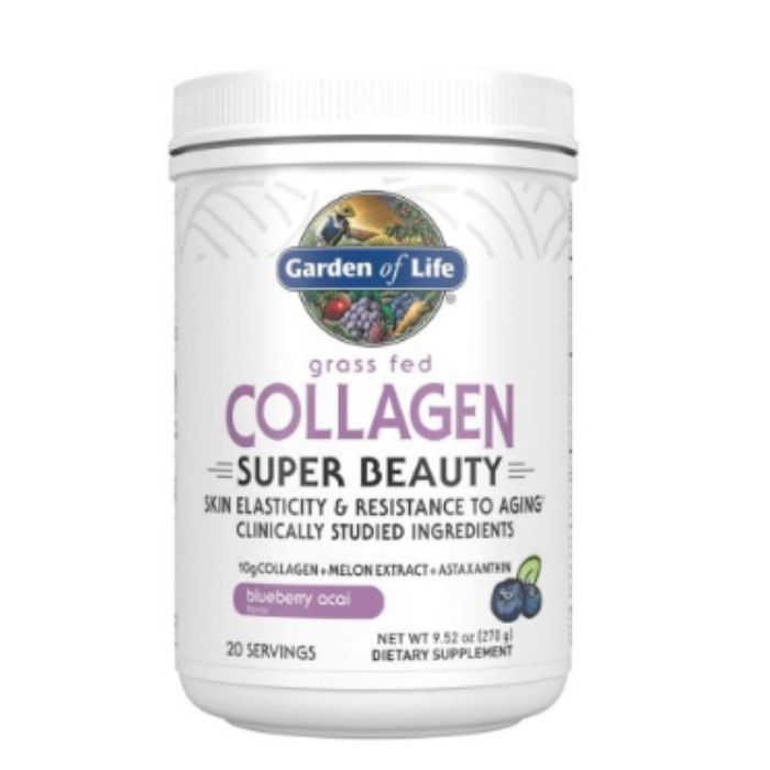 Garden of Life Grass Fed Collagen Beauty Blueberry Acai 270g Garden of Life