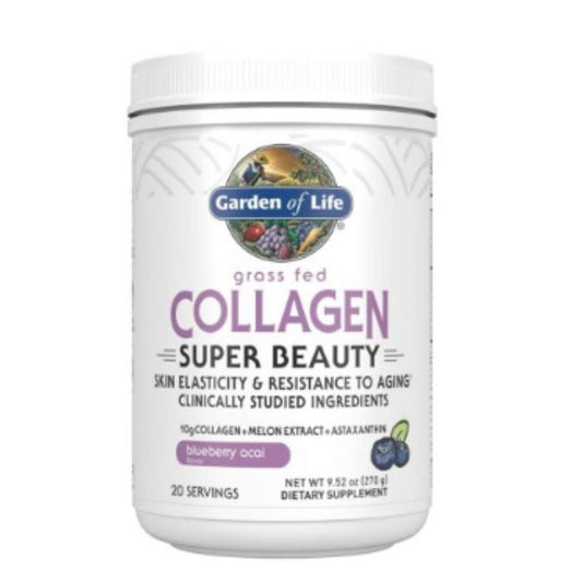 Garden of Life Grass Fed Collagen Beauty Blueberry Acai 270g Garden of Life