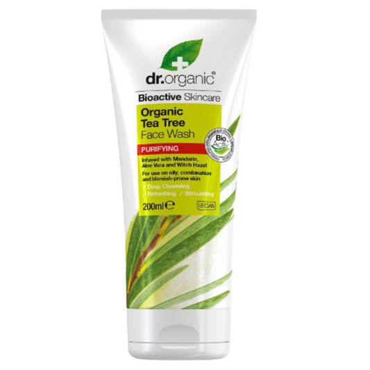 Dr.Organic Tea Tree Face Wash - 200ml