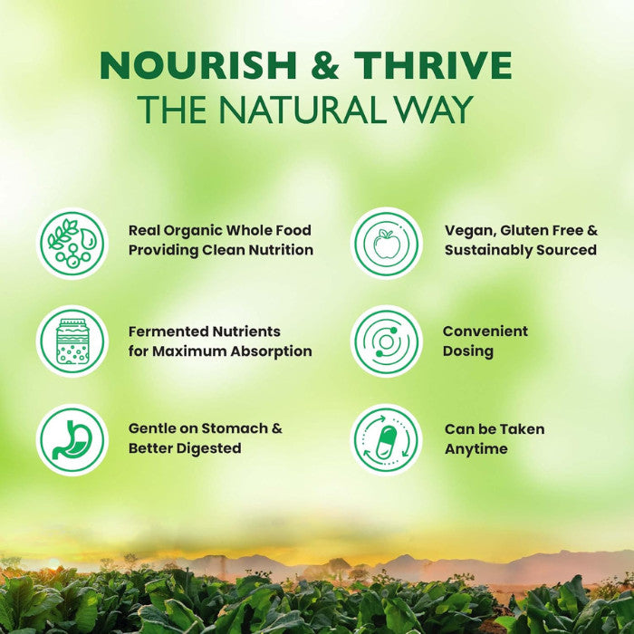 Organic Earth Vitamin D3 + K2 , Supports Bone & Immune Health - 60 Capsules Organic Earth