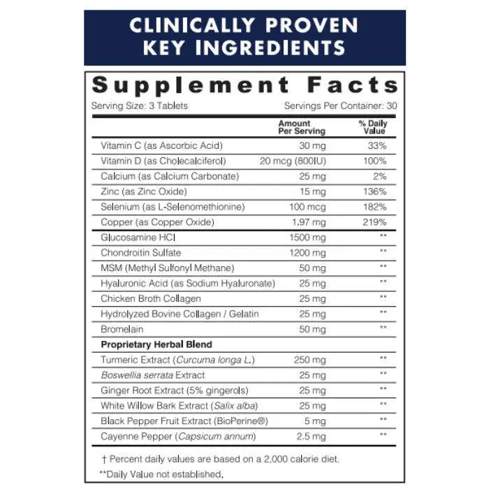Sunshine Nutrition Flex Max -  90 Tabs Sunshine Nutrition