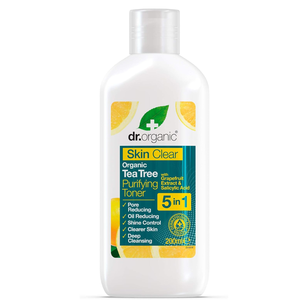 Dr.Organic Skin Clear 5 In 1 Tea Tree Toner - 200ml