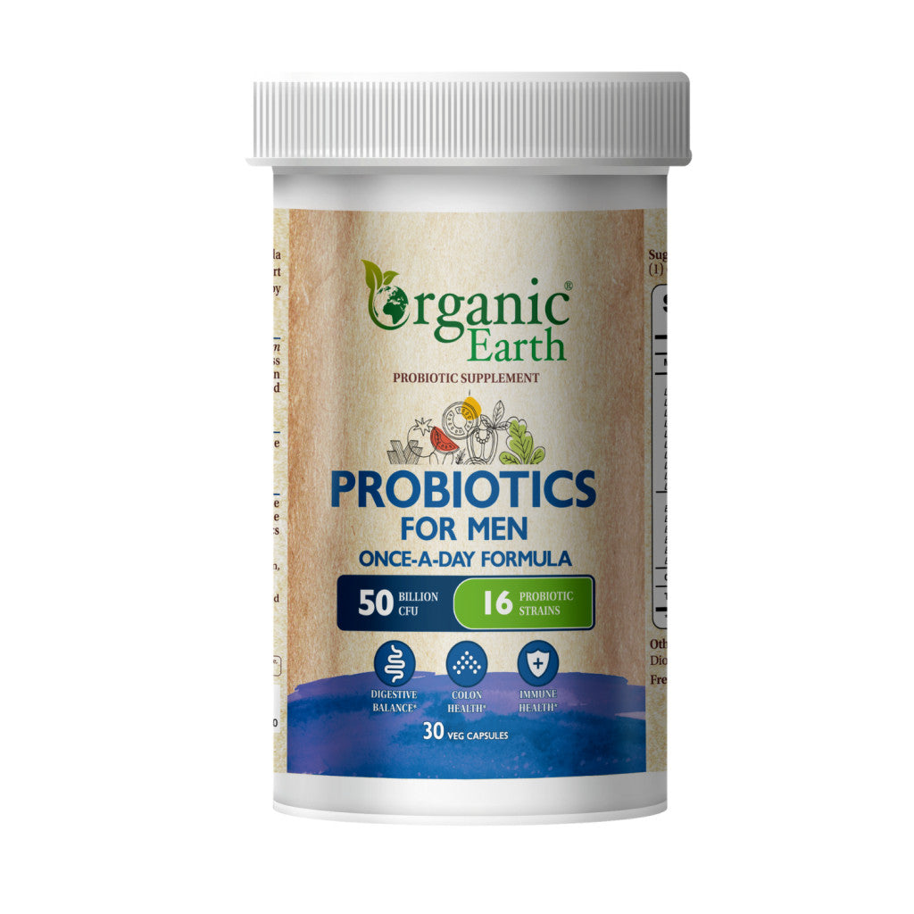 Organic Earth Probiotics For Men Cap 30s Organic Earth