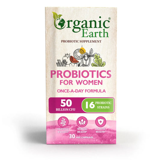 Organic Earth Probiotics For Women Cap 30s Organic Earth