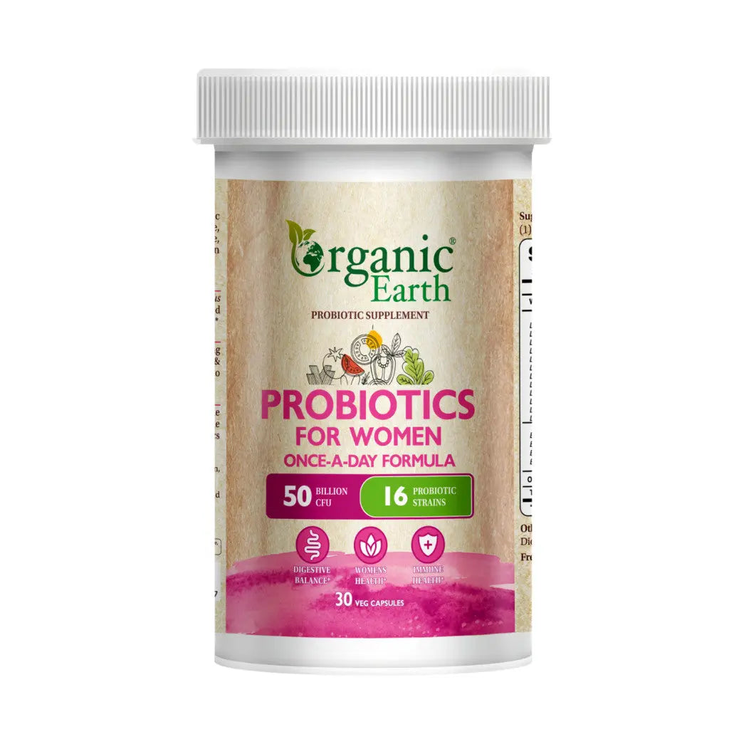Organic Earth Probiotics For Women Cap 30s Organic Earth