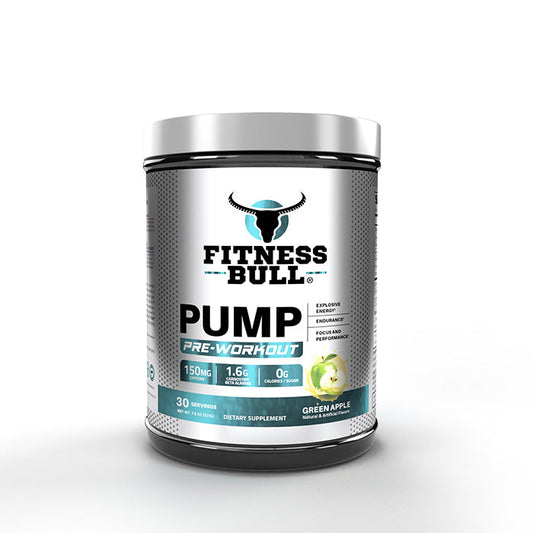 Fitness Bull Pump Pre-Workout Green Apple 225g