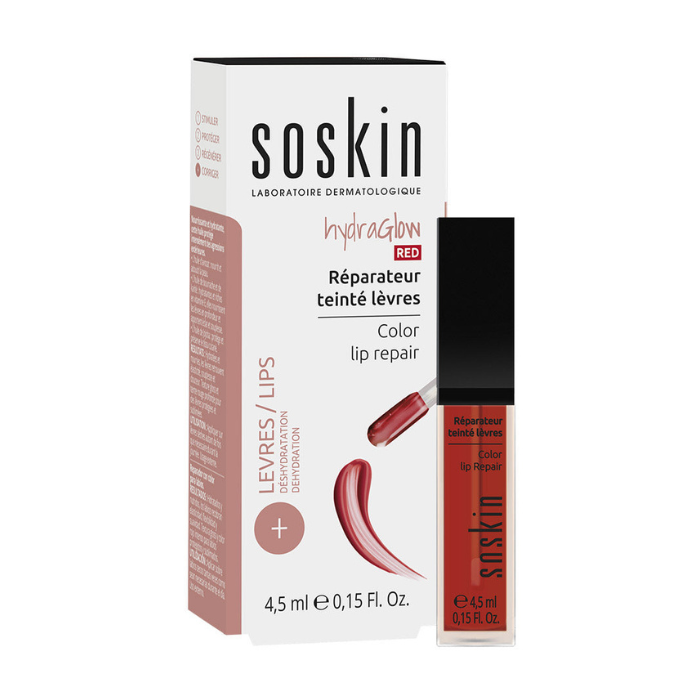 Soskin Hydraglow Red Color Lip Repair - 4.5ml