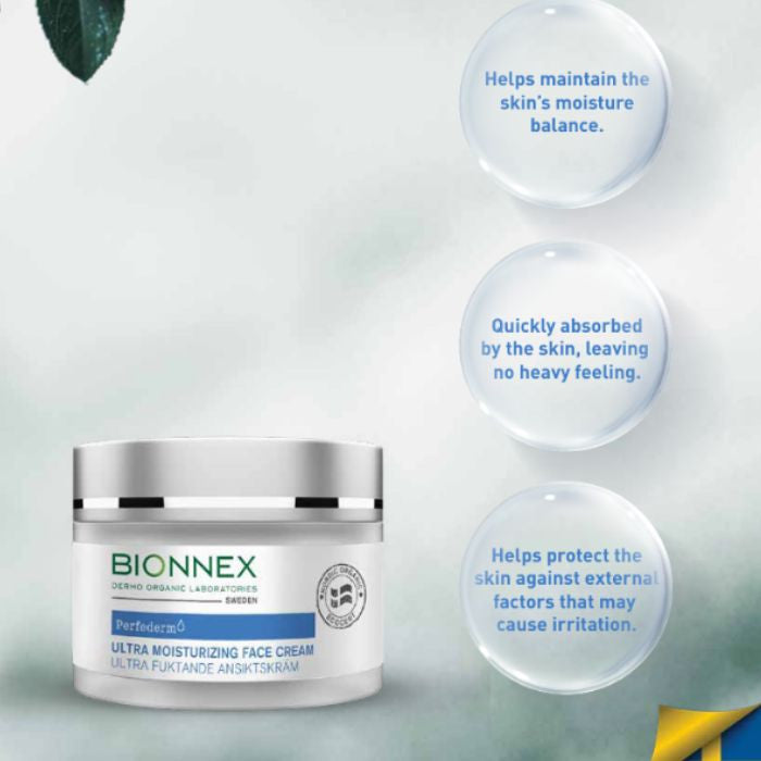 Bionnex Perfederm Moisturizing Face Cream for Dry and Atopy-Prone Skin, Barrier Repair - 50ml