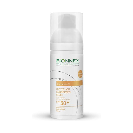 Bionnex Preventiva Sunscreen (SPF 50+) Dry Touch Fluid, Matte Finish, Oil-Free Protection - 50 ml