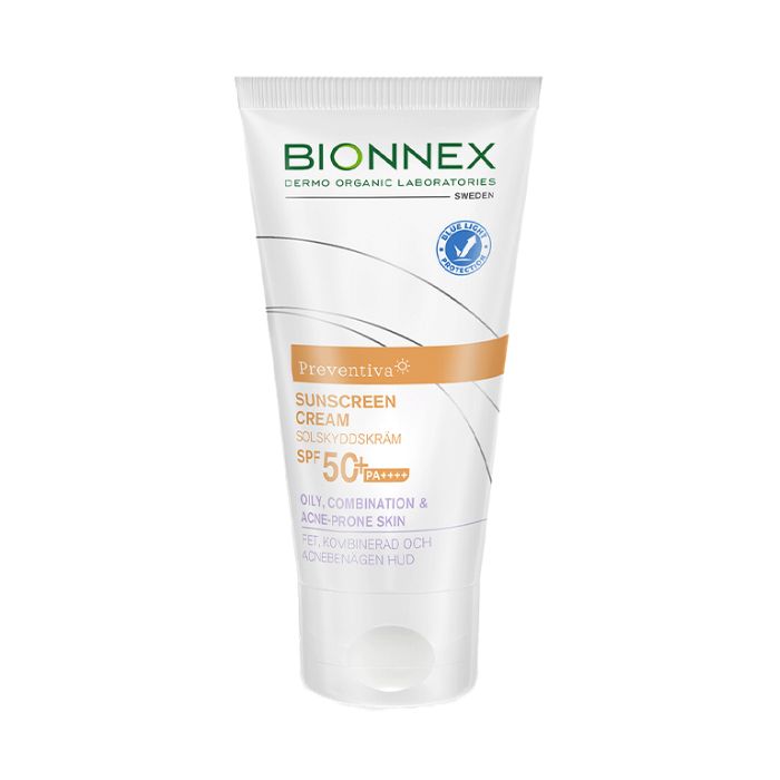 Bionnex Preventiva Sunscreen (SPF 50+) for Oily, Combination and Acne-Prone Skin, Mattifying Protection - 50ml